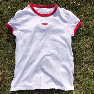 Levi cotton retro t shirt